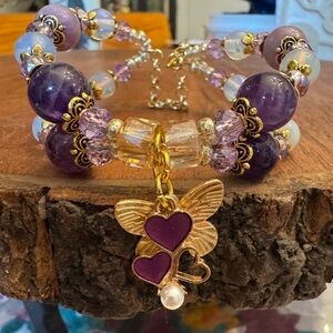 Handmade Memory Wire Cuff Bracelet